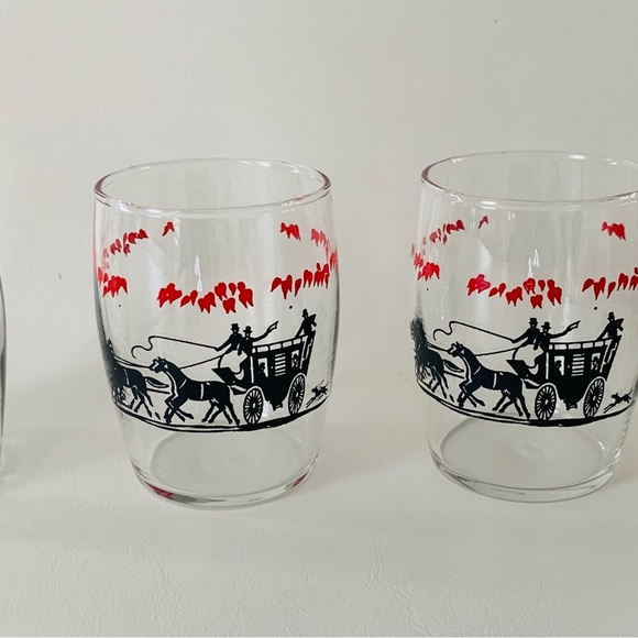 Vintage glasses of 4 - Picture 1 of 9